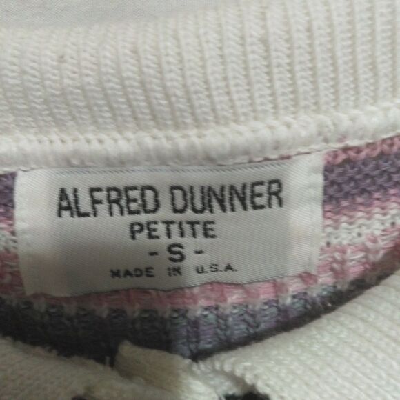Alfred Dinner Petite S Sweater Made In Usa Long Sleeve  Granny core Cottage - Picture 5 of 10